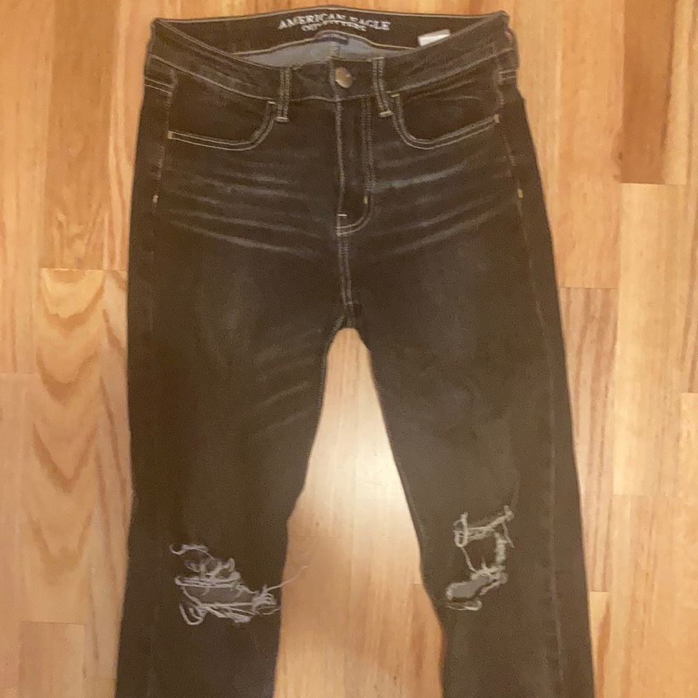 Black skinny jeans